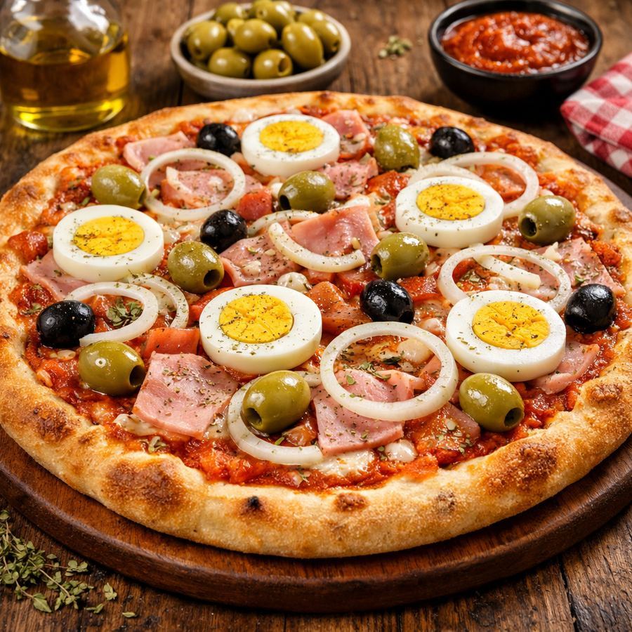 Pizza Tradicional Portuguesa (Média)